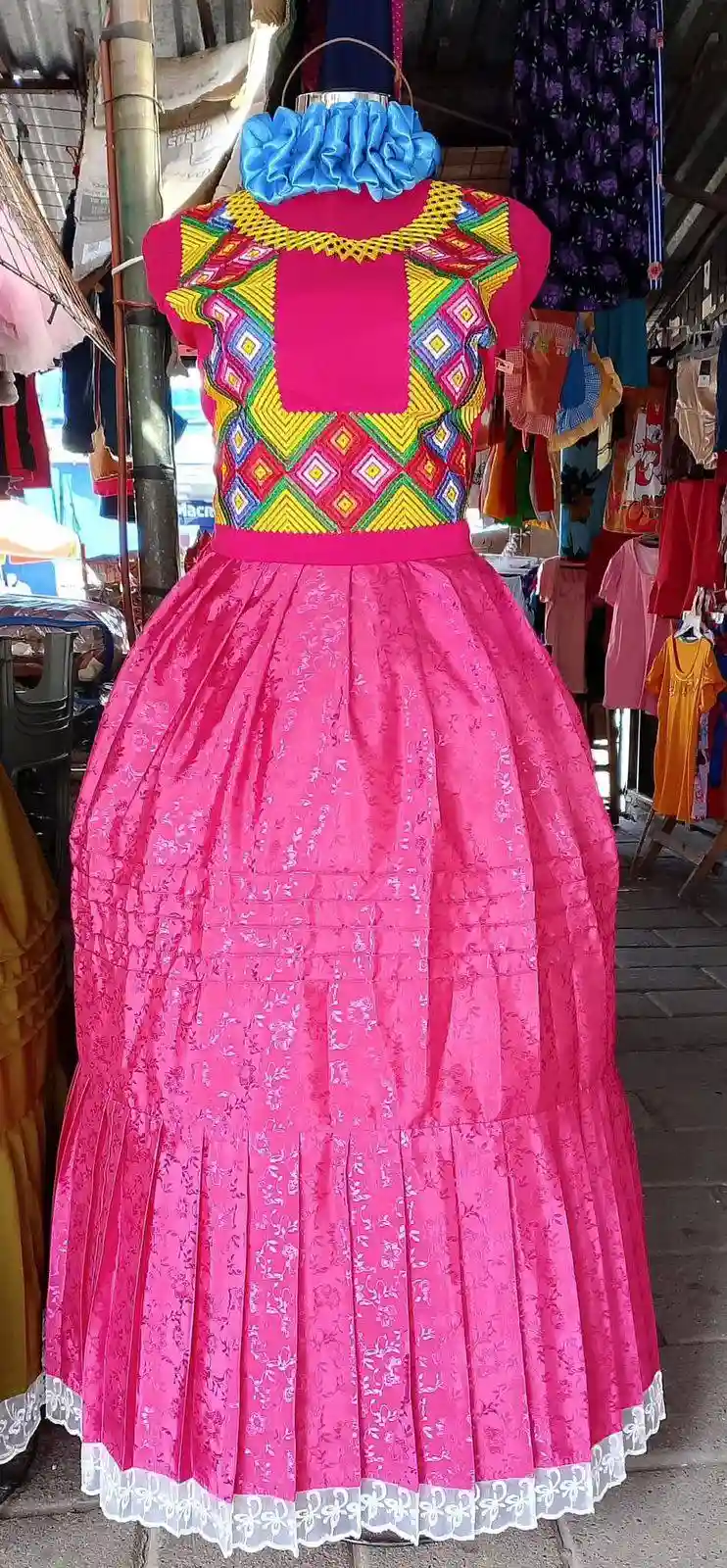 Enagua artesanal del Istmo